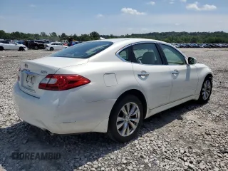 2012 Infiniti M37 with VIN JN1BY1AR4CM390010, listed as a Copart auction lot 57322484 with 165,977 mi miles and Salvage Title. Bid and sale history available at carsss.com. Image 3.
