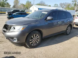 2015 Nissan Pathfinder S z VIN 5N1AR2MN8FC609464, wystawiony jako Copart lot #52711075 z przebiegiem 151 234 mil mil oraz Szkoda całkowita • Salvage title. Historia ofert i sprzedaży dostępna na DreamBid. Obrazek 1.