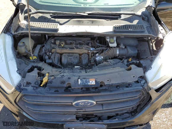 2017 Ford Escape S with VIN 1FMCU0F76HUE09397, listed as a Copart auction lot 49598525 with 135,899 mi miles and Salvage Title. Bid and sale history available at carsss.com. Image 12.