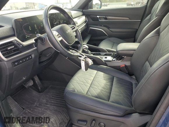 2024 Kia Telluride EX with VIN 5XYP3DGC1RG471384, listed as a Copart auction lot 59708035 with 8,388 mi miles and Salvage title. Bid and sale history available at DreamBid. Image 7.