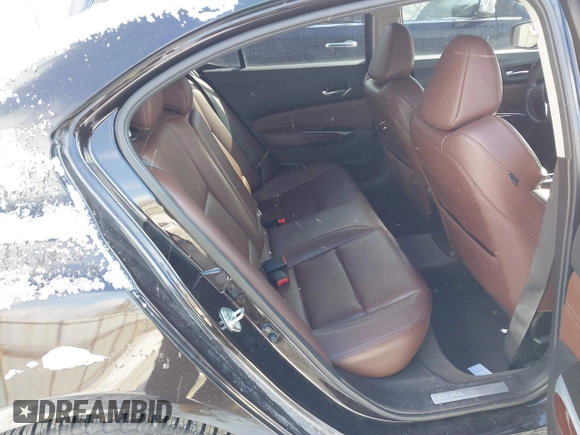 2015 Acura TLX V6 with VIN 19UUB2F33FA025391, listed as a IAAI auction lot 41625936 with 115,635 mi miles. Bid and sale history available at carsss.com. Image 8.
