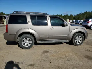 2007 Nissan Pathfinder SE with VIN 5N1AR18U47C634892, listed as a Copart auction lot 85876204 with Not provided miles and Salvage title. Bid and sale history available at DreamBid. Image 3.