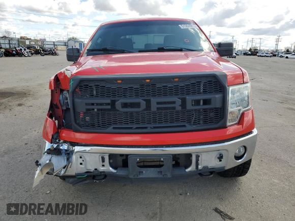 2014 Ford F-150 XL with VIN 1FTFW1EF9EKE57512, listed as a Copart auction lot 51304995 with 152,456 mi miles and Salvage Title. Bid and sale history available at carsss.com. Image 5.
