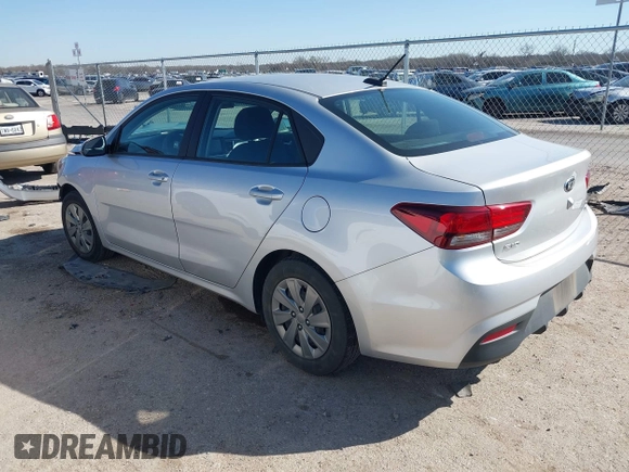 2020 Kia Rio LX with VIN 3KPA24AD5LE307716, listed as a IAAI auction lot 41774665 with 16,741 mi miles and . Bid and sale history available at DreamBid. Image 3.