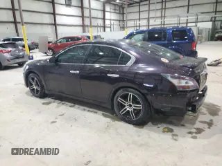 2014 Nissan Maxima S with VIN 1N4AA5AP1EC912951, listed as a Copart auction lot 57298905 with 114,005 mi miles and Non repairable. Bid and sale history available at DreamBid. Image 2.
