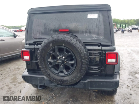 2021 Jeep Wrangler Unlimited Sport S with VIN 1C4HJXDN0MW678801, listed as a IAAI auction lot 42211815 with 96,849 mi miles and . Bid and sale history available at DreamBid. Image 16.