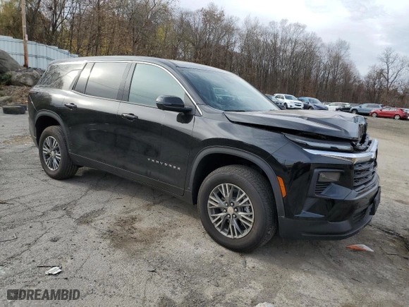2024 Chevrolet Traverse FWD LS with VIN 1GNEREKS6RJ151219, listed as a Copart auction lot 80393454 with 1,786 mi miles and Salvage Title. Bid and sale history available at carsss.com. Image 4.