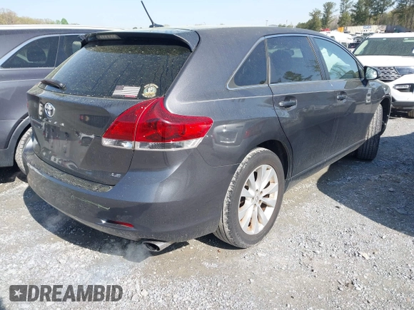 2014 Toyota Venza LE with VIN 4T3ZA3BB0EU089642, listed as a IAAI auction lot 41880358 with 165,474 mi miles and . Bid and sale history available at DreamBid. Image 4.