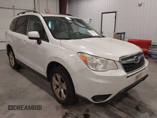 2014 Subaru Forester 2.5i Premium with VIN JF2SJAECXEH556132, listed as a IAAI auction lot 41915372 with 139,214 mi miles. Bid and sale history available at carsss.com. Image 1.