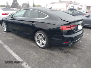 2019 Audi A5 Sportback Premium with VIN WAUANCF50KA072515, listed as a IAAI auction lot 41135123 with 30,456 mi miles. Bid and sale history available at carsss.com. Image 3.