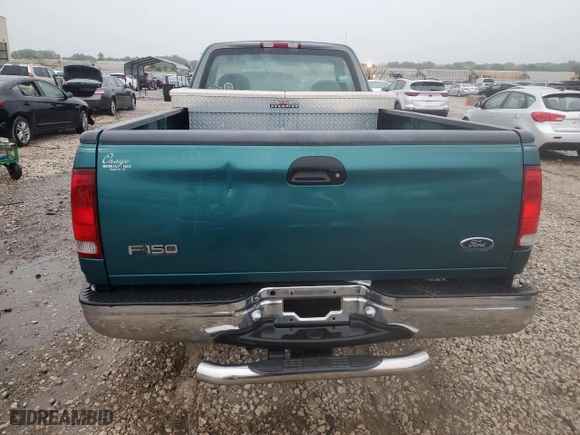 1998 Ford F-150 Standard with VIN 1FTZF18W8WKA89592, listed as a Copart auction lot 65345104 with 166,758 mi miles and Salvage Title. Bid and sale history available at carsss.com. Image 6.