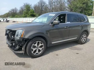 2020 Kia Telluride EX z VIN 5XYP3DHC3LG090304, wystawiony jako Copart lot #59858385 z przebiegiem 47 469 mil mil oraz Szkoda całkowita • Salvage title. Historia ofert i sprzedaży dostępna na DreamBid. Obrazek 1.