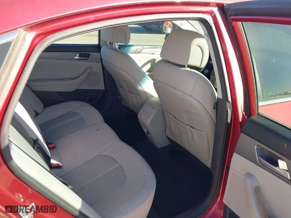 2015 Hyundai Sonata 2.4L SE with VIN 5NPE24AF3FH233750, listed as a IAAI auction lot 41875140 with 140,594 mi miles. Bid and sale history available at carsss.com. Image 8.