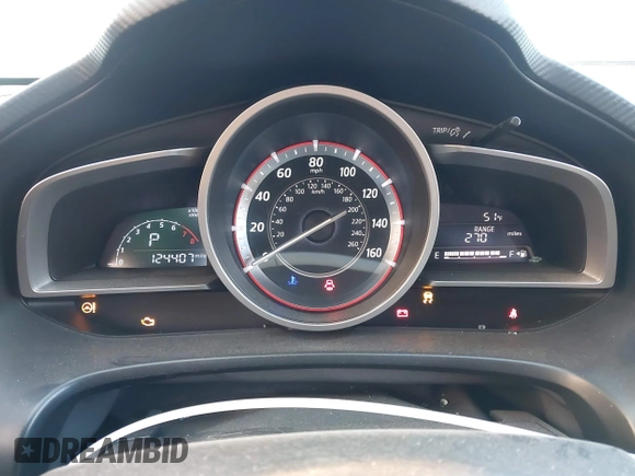 2015 Mazda 3 i Sport with VIN 3MZBM1U75FM145709, listed as a IAAI auction lot 41950471 with 124,407 mi miles and . Bid and sale history available at carsss.com. Image 7.