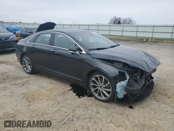 2019 Lincoln MKZ Reserve I with VIN 3LN6L5D98KR631505, listed as a Copart auction lot 51436065 with 39,980 mi miles and Salvage Title. Bid and sale history available at carsss.com. Image 4.