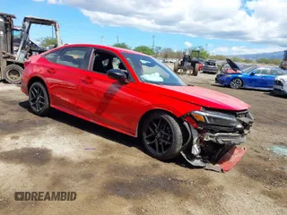2024 Honda Civic Sport z VIN 2HGFE2F57RH521690, wystawiony jako IAAI lot #40463626 z przebiegiem 8 360 mil mil oraz . Historia ofert i sprzedaży dostępna na DreamBid. Obrazek 1.