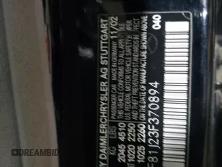 2003 Mercedes-Benz C 240 с VIN WDBRF81J23F370894, выставлен на аукционе Copart как лот 41789815 с пробегом 150 855 миль миль и Чистый • Clean title. История ставок и продаж доступна на DreamBid. Изображение 13.