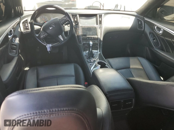 2016 Infiniti Q50 Premium with VIN JN1EV7AP0GM301403, listed as a Copart auction lot 63711085 with 106,226 mi miles and Clean title. Bid and sale history available at DreamBid. Image 8.