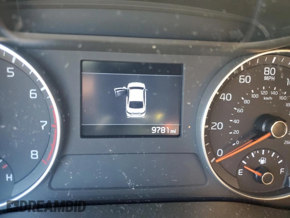 2021 Kia Forte GT-Line with VIN 3KPF34AD9ME359659, listed as a Copart auction lot 61551812 with 9,781 mi miles and Salvage title. Bid and sale history available at DreamBid. Image 8.