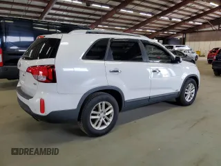 2015 Kia Sorento LX with VIN 5XYKTDA60FG566995, listed as a Copart auction lot 54558655 with 119,243 mi miles and Clean Title. Bid and sale history available at carsss.com. Image 3.