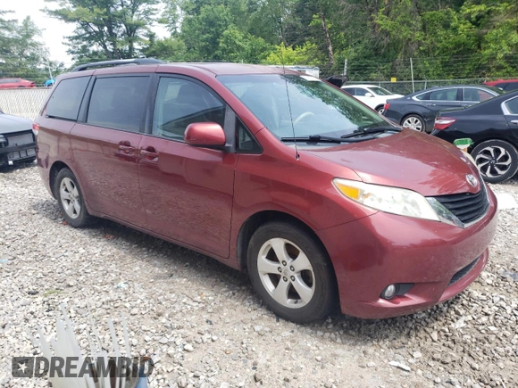 2012 Toyota Sienna LE AAS with VIN 5TDKK3DC4CS192002, listed as a Copart auction lot 61831895 with 173,293 mi miles and Salvage title. Bid and sale history available at DreamBid. Image 4.