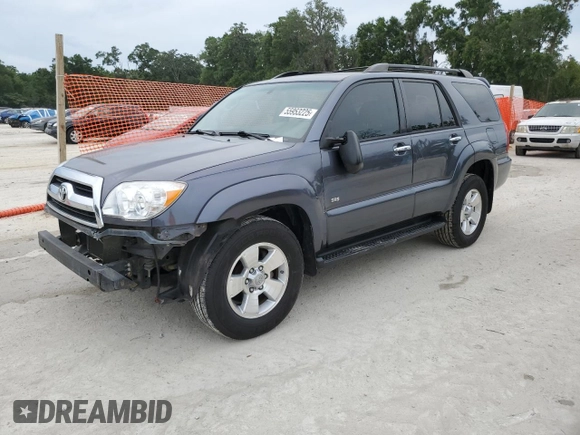 2006 Toyota 4Runner SR5 with VIN JTEZU14RX60067932, listed as a Copart auction lot 55953225 with 177,459 mi miles and Salvage Title. Bid and sale history available at DreamBid. Image 1.