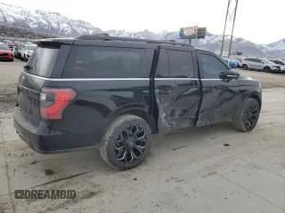 2019 Ford Expedition Max Limited z VIN 1FMJK2AT6KEA69750, wystawiony jako Copart lot #50051065 z przebiegiem 78 819 mil mil oraz Szkody całkowita. Historia ofert i sprzedaży dostępna na DreamBid. Obrazek 3.