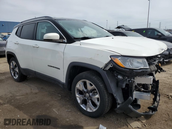 2021 Jeep Compass Limited z VIN 3C4NJDCB0MT522109, wystawiony jako Copart lot #49417625 z przebiegiem 32 700 mil mil oraz Szkoda całkowita • Salvage title. Historia ofert i sprzedaży dostępna na DreamBid. Obrazek 4.