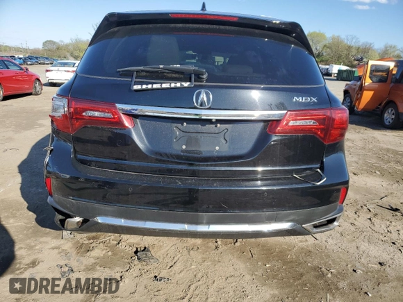 2019 Acura MDX Technology with VIN 5J8YD3H57KL001707, listed as a Copart auction lot 52175315 with 133,483 mi miles and Salvage title. Bid and sale history available at DreamBid. Image 6.