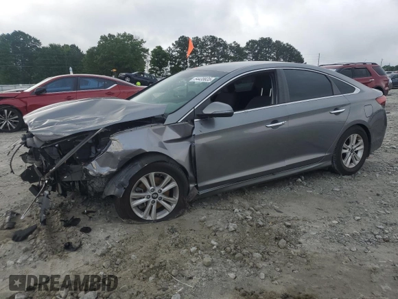2018 Hyundai Sonata SEL with VIN 5NPE34AFXJH628627, listed as a Copart auction lot 54435635 with 104,991 mi miles and Salvage Title. Bid and sale history available at DreamBid. Image 1.