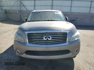 2014 Infiniti QX80 with VIN JN8AZ2NC6E9351737, listed as a Copart auction lot 48353585 with 121,579 mi miles and Salvage Title. Bid and sale history available at carsss.com. Image 5.