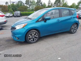 2015 Nissan Note SV with VIN 3N1CE2CP0FL396030, listed as a IAAI auction lot 42030132 with 46,635 mi miles and . Bid and sale history available at DreamBid. Image 2.