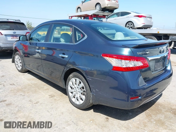 2014 Nissan Sentra S with VIN 3N1AB7AP9EY314703, listed as a IAAI auction lot 42109792 with 57,332 mi miles and . Bid and sale history available at DreamBid. Image 3.