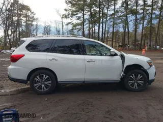 2018 Nissan Pathfinder S with VIN 5N1DR2MM3JC664174, listed as a IAAI auction lot 41396360 with 131,589 mi miles. Bid and sale history available at carsss.com. Image 13.