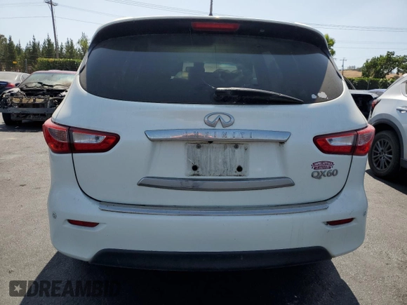 2015 Infiniti QX60 with VIN 5N1AL0MM3FC511424, listed as a Copart auction lot 61307025 with 318,141 mi miles and Clean title. Bid and sale history available at DreamBid. Image 6.