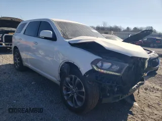 2020 Dodge Durango GT with VIN 1C4RDHDG3LC285474, listed as a Copart auction lot 41897485 with 144,093 mi miles and Salvage Title. Bid and sale history available at DreamBid. Image 4.
