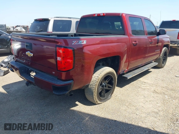 2017 Chevrolet Silverado 1500 LT with VIN 3GCUKREC8HG259071, listed as a IAAI auction lot 42078117 with 158,606 mi miles and . Bid and sale history available at DreamBid. Image 4.