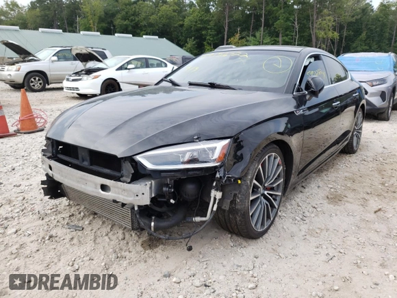 2018 Audi A5 Sportback Premium Plus with VIN WAUBNCF5XJA121335, listed as a Copart auction lot 59156722 with 64,980 mi miles. Bid and sale history available at carsss.com. Image 2.