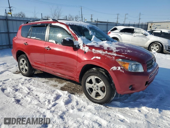 2006 Toyota RAV4 with VIN JTMZK33V165000949, listed as a Copart auction lot 45101345 with 217,342 mi miles and Salvage Title. Bid and sale history available at carsss.com. Image 4.