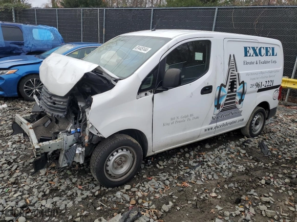 2017 Chevrolet City Express Cargo Van LS with VIN 3N63M0YN7HK696746, listed as a Copart auction lot 81445144 with 0 mi miles and Salvage Title. Bid and sale history available at carsss.com. Image 1.