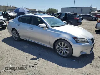 2013 Lexus GS 350 with VIN JTHBE1BL9D5028359, listed as a Copart auction lot 58947225 with 125,640 mi miles and Salvage title. Bid and sale history available at DreamBid. Image 4.