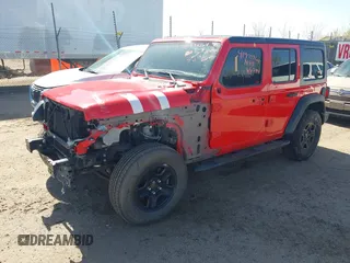 2020 Jeep Wrangler Unlimited Willys with VIN 1C4HJXDN5LW130646, listed as a IAAI auction lot 41979764 with 66,244 mi miles and . Bid and sale history available at DreamBid. Image 17.