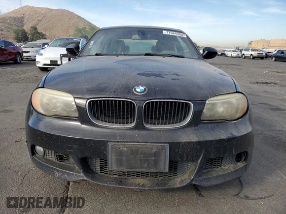 2012 BMW 1 Series 128i with VIN WBAUP9C55CVL91384, listed as a Copart auction lot 77684304 with 201,402 mi miles and Clean title. Bid and sale history available at DreamBid. Image 5.