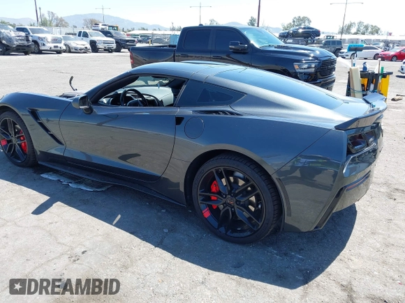 2019 Chevrolet Corvette 1LT with VIN 1G1YB2D70K5100470, listed as a IAAI auction lot 42010952 with 47,730 mi miles and . Bid and sale history available at DreamBid. Image 3.