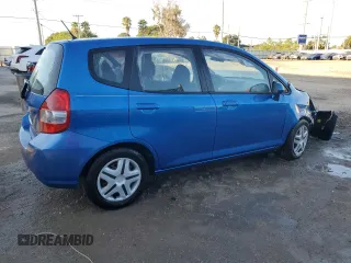 2008 Honda Fit with VIN JHMGD38408S054148, listed as a Copart auction lot 72850554 with 91,753 mi miles and Salvage Title. Bid and sale history available at carsss.com. Image 3.