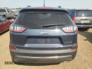 2020 Jeep Cherokee Limited with VIN 1C4PJLDX4LD596814, listed as a Copart auction lot 64524984 with 55,593 mi miles and Salvage title. Bid and sale history available at DreamBid. Image 6.