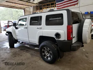 2006 Hummer H3 with VIN 5GTDN136968104921, listed as a Copart auction lot 74313034 with 222,299 mi miles and Salvage Title. Bid and sale history available at carsss.com. Image 2.
