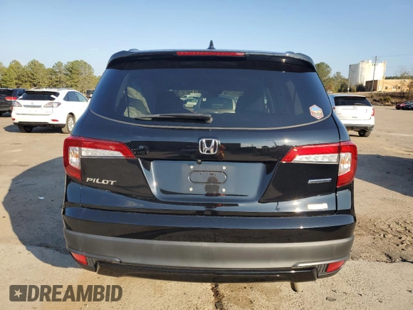 2022 Honda Pilot Special Edition with VIN 5FNYF5H2XNB003145, listed as a Copart auction lot 44393895 with 42,654 mi miles and Salvage Title. Bid and sale history available at DreamBid. Image 6.