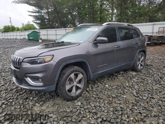 2019 Jeep Cherokee Limited with VIN 1C4PJMDX7KD168482, listed as a Copart auction lot 57843555 with 79,009 mi miles and Salvage title. Bid and sale history available at DreamBid. Image 1.