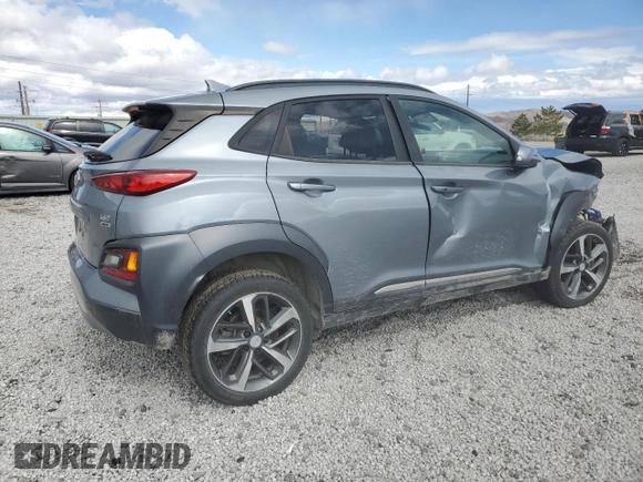 2020 Hyundai Kona Limited z VIN KM8K3CA59LU508746, wystawiony jako Copart lot #48937105 z przebiegiem 82 309 mil mil oraz Szkoda całkowita • Salvage title. Historia ofert i sprzedaży dostępna na DreamBid. Obrazek 3.